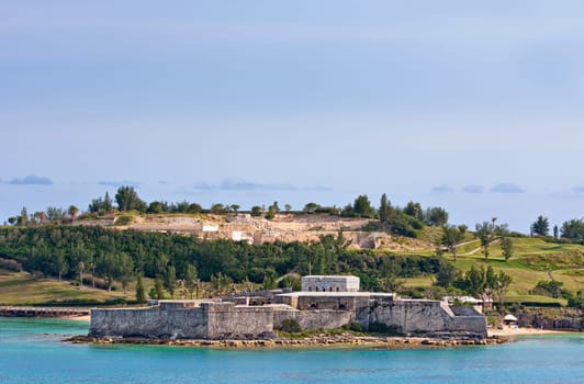 Fort St. Catherine in St. George&#039 s Bermuda