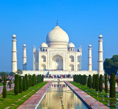 Taj Mahal in India