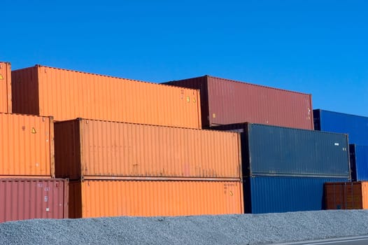 containers at the port for shipment