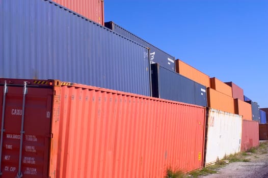 containers at the port for shipment