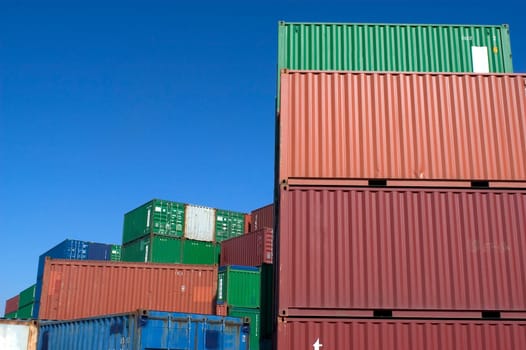 containers at the port for shipment