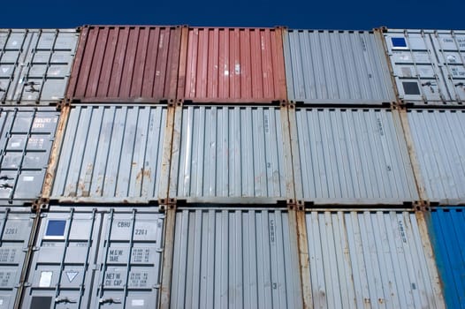 containers at the port for shipment