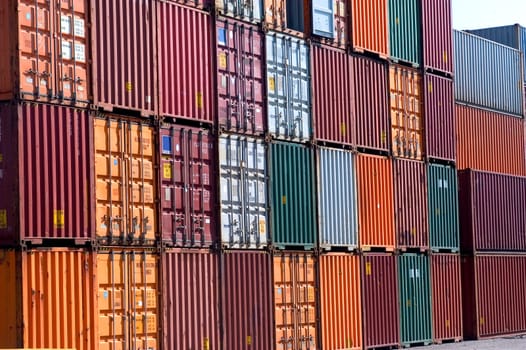 containers at the port for shipment
