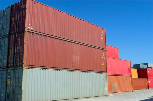 containers at the port for shipment