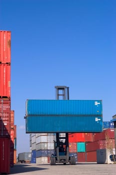 containers at the port for shipment