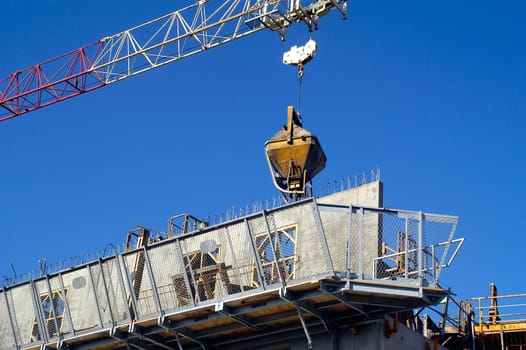 building site downtown