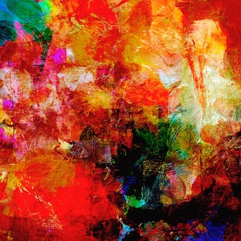 Mixed Media Collage - Abstract Background