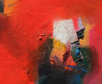 Mixed Media Collage - Abstract Background