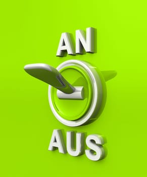 Turn on Spring - green silver