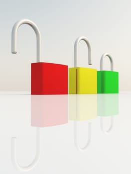 e-business - green,yellow,red - 1