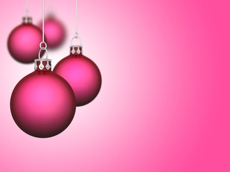 Christmas Baubles Background 02