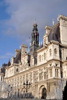 Hôtel de Ville de Paris, Paris City Hall, France