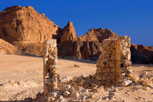 Ruins in Ain Hudra