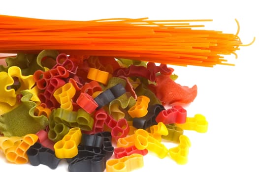 Coloured pasta products