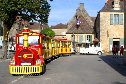 Small tourist train of Dome