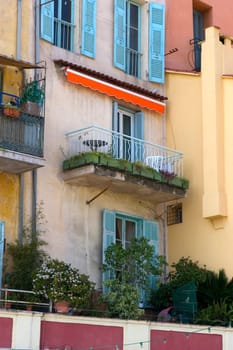 Town of Menton on the French Riviera to the Italian border