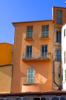 Town of Menton on the French Riviera to the Italian border