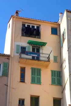 Town of Menton on the French Riviera to the Italian border