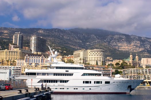 yachts in Monaco Harbour