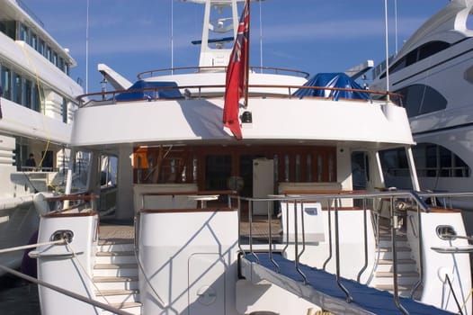 yachts in Monaco Harbour