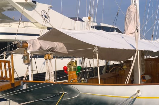 yachts in Monaco Harbour