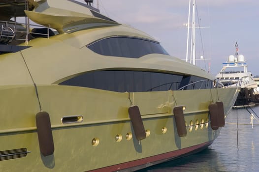 yachts in Monaco Harbour