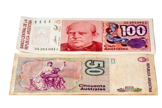 Former Argentine banknotes