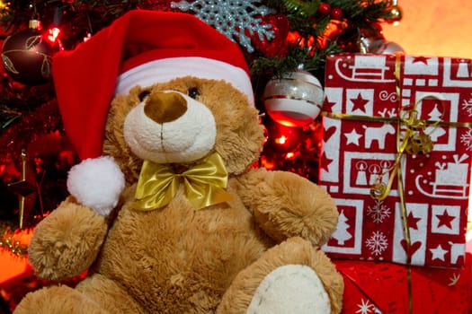 Gifts under the tree for Christmas day