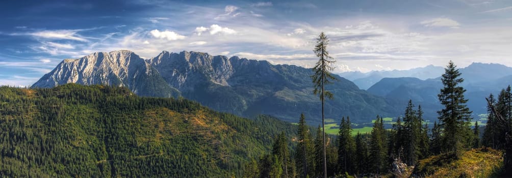 seen from the Tauplitzalm. Austria