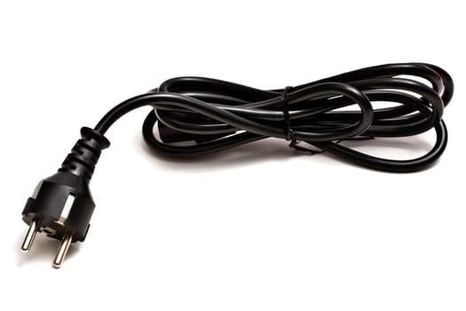 Electric plug isolated on the white background