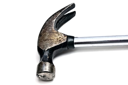 Hammer on white background