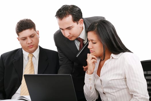 Business people working in team in the office