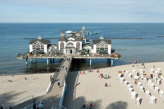 Pier of Sellin,Rügen,on the Baltic Sea