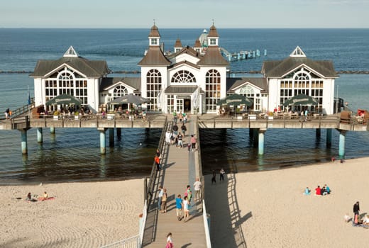 Pier of Sellin,Rügen,on the Baltic Sea