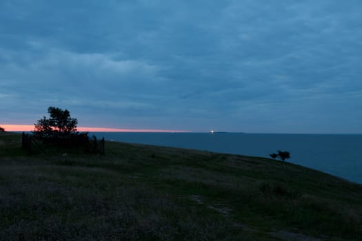Sunrise on the beach of Göhren (Rügen)