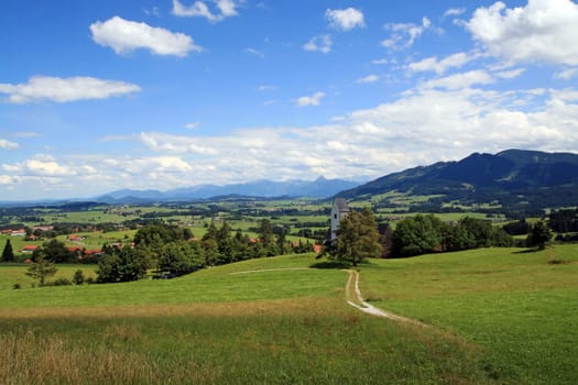 The way to the village