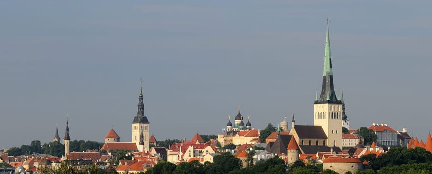 City view of Tallinn in Estonia