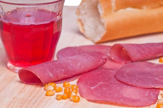 Wild boar ham