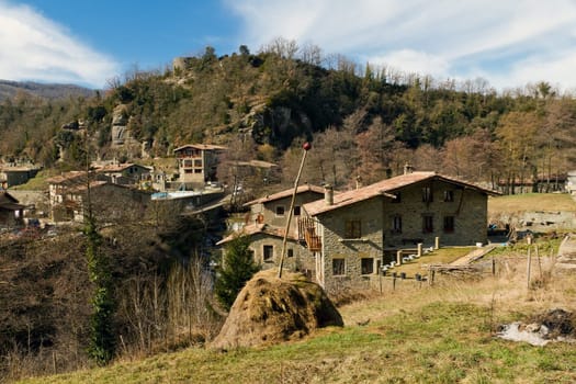 landscape at Rupit ( historical town at Catalonia )