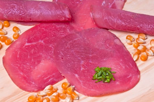 Wild boar ham
