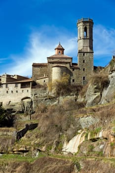 landscape at Rupit ( historical town at Catalonia )