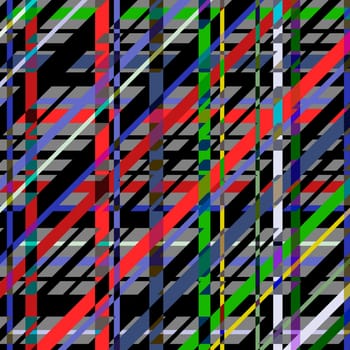 Abstract Lines Stripes Colored