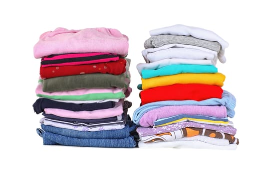 Basket with laundry and ironing board