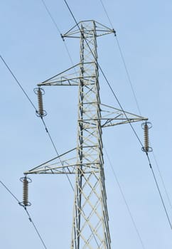 An electric power high voltage transmission line