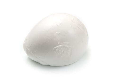 fresh italian  mozzarella on white background