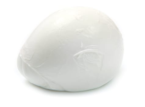 fresh italian  mozzarella on white background