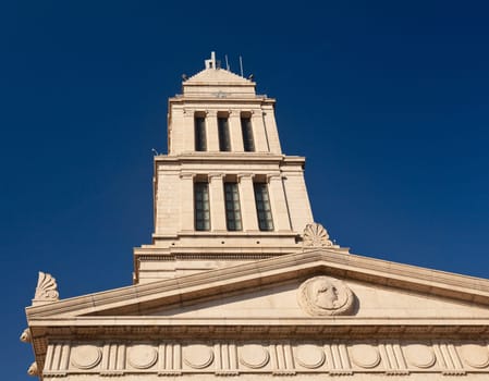 Washington Masonic Temple and memorial tower in Alexandria, Virginia. The tower was completed in 1932