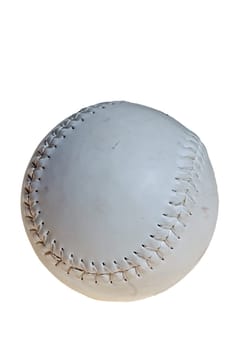 Isolated baseball ball in whit background