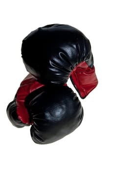 Boxing gloves on white background