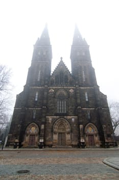 Vysehrad - second seat of the Bohemian princes and kings of the Premyslides dynasty, founded in the 10th cent. The original castle figured in romantic legends about the beginning of Prague and the Bohemian state.